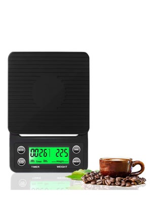 Electronic Coffee Drip Scale Accurate Electric Kitchen Scale with Large Clear LCD Display Coffee Scale with Timer and Tare Function Drip coffee Scale Food Scales - pzsku/ZCC18AB8CF2A5A8230765Z/45/_/1710932696/2d8eeaea-96ba-4005-8c99-f6e0ab6d2360