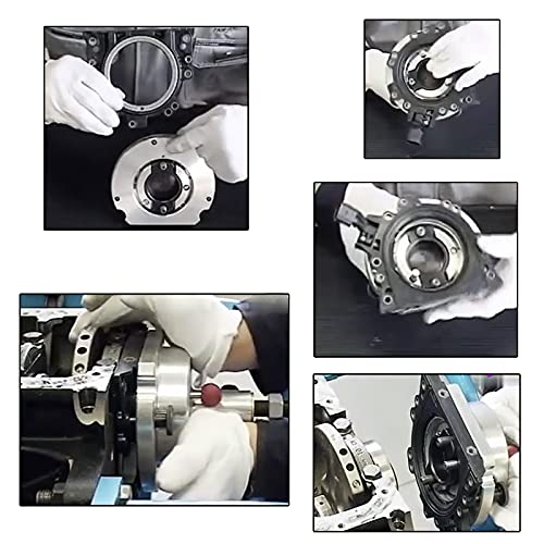 ZKTOOL 1097 Crankshaft Rear Seal Flange Remover Installer Tool Compatible with VW Audi Skoda,Gear Ring Installer for crankshaft Rear Oil Seal,OEM T10134, T10017 - Image 5