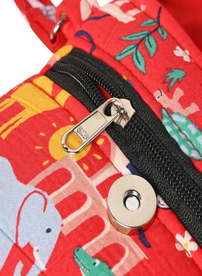 Coco Candy Women's Casual Lightweight Stylish Handbag | Animal Printed Red Sling Bag for Women - Perfect for Daily Use - Image 3