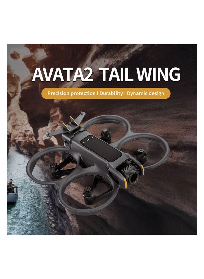 ذيل الطيران لـ DJI Avata 2، حامل بطارية جناح ذيل الطائرة بدون طيار، مشبك تثبيت ذيل الطيران، ملحقات الطائرات بدون طيار، غطاء حماية للبطارية مضاد للسقوط، دعامة ثابتة - Image 1