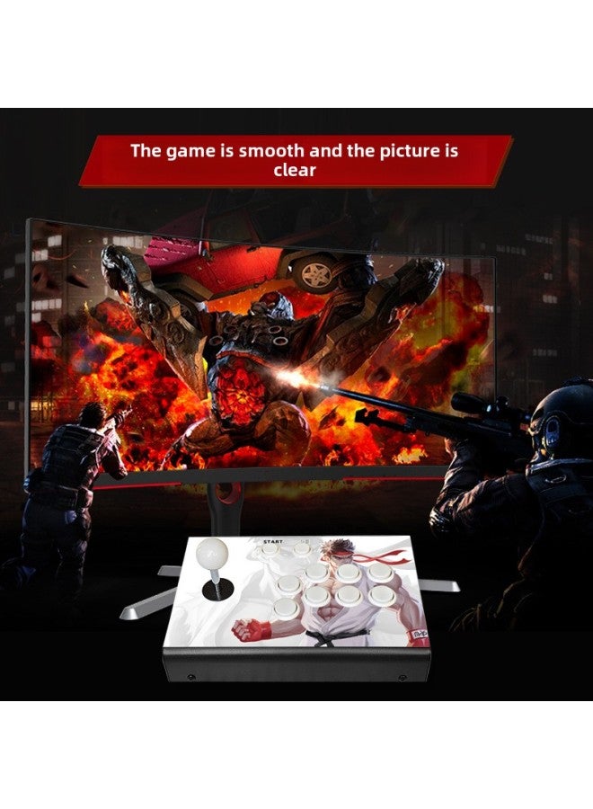 Beauenty Arcade Rocker Computer Android Phone Tablet Fighting Rocker Home Game Machine No Delay Rocker Gamepad-Product Color:With Light Version - Image 4