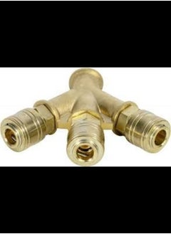 ABBASALI Compressed Air Distributor 3-Way Coupling with External Thread 1/2''  - Image 3