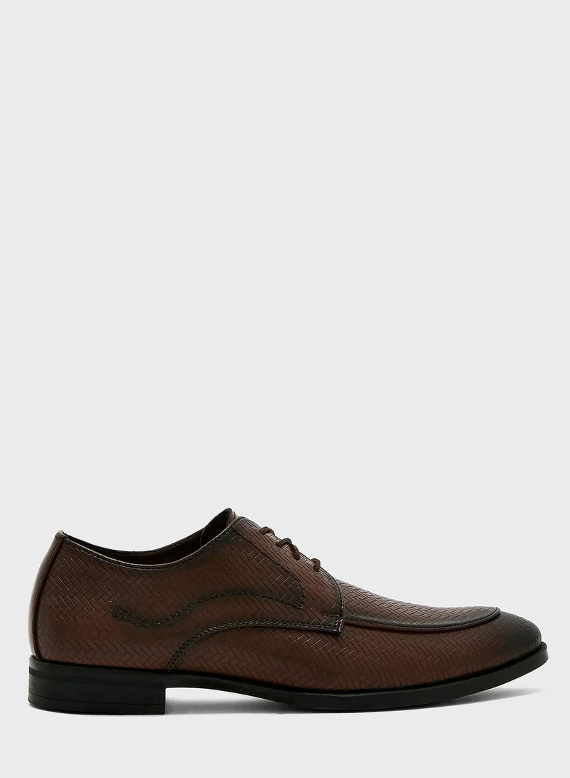 روبرت وود Texture Detail Formal Lace Ups