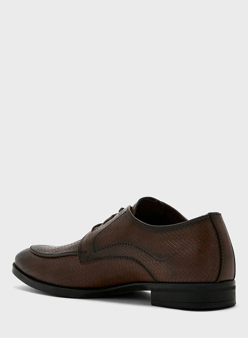 روبرت وود Texture Detail Formal Lace Ups