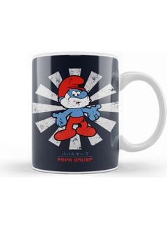 Print Shop Papa Smurf Retro Japanese Mug Porcelain