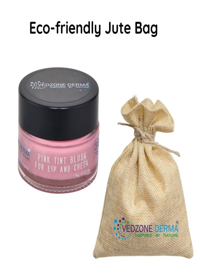 Vedzone Derma Natural & Organic Lip and Cheek Tint - 15g | Enriched with Mango, Kokum, Cocoa & Shea Butter | Moisturizing, Lightweight & Non-Sticky Tint | Natural Flush & Glow | Lip Tints Balm - Image 3