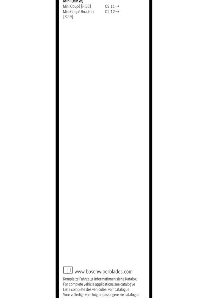 Bosch Aerotwin 3397118922 Original Equipment Replacement Wiper Blade - 20/20 (Set of 2) - Image 4