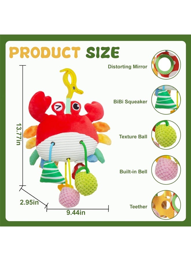 ألعاب مقاعد السيارة والعربات للأطفال ٠-٦ شهور – ألعاب تسلية بصرية وسمعية مع أصوات - Image 2