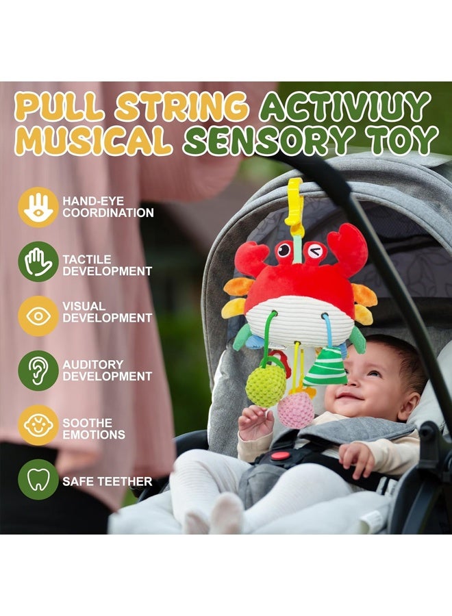 ألعاب مقاعد السيارة والعربات للأطفال ٠-٦ شهور – ألعاب تسلية بصرية وسمعية مع أصوات - Image 3