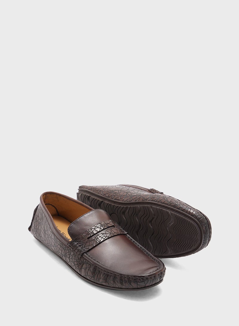 Robert Wood Genuine Leather Loafers  - Image 3