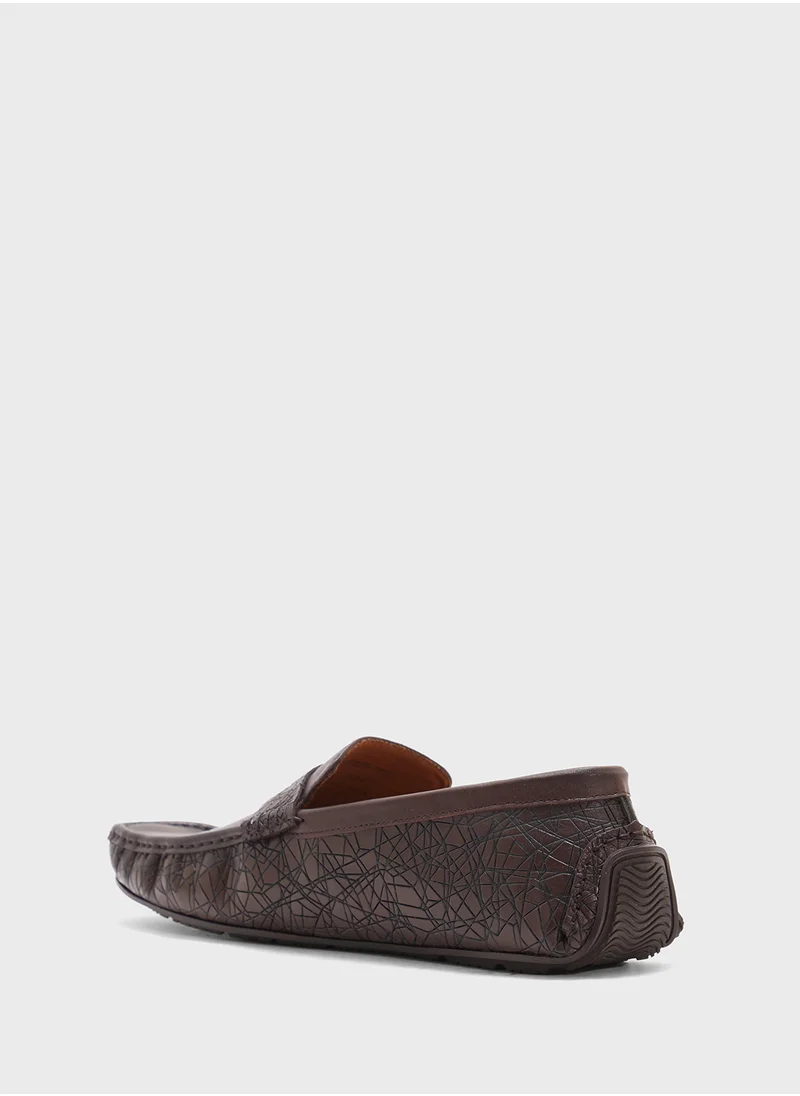 Robert Wood Genuine Leather Loafers