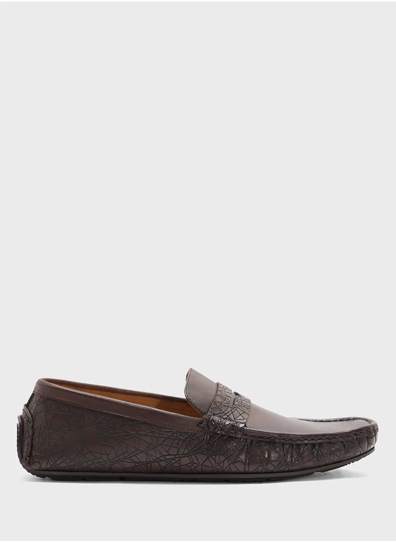Robert Wood Genuine Leather Loafers