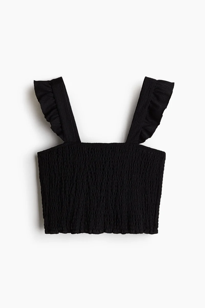 H&M Smocked cropped top