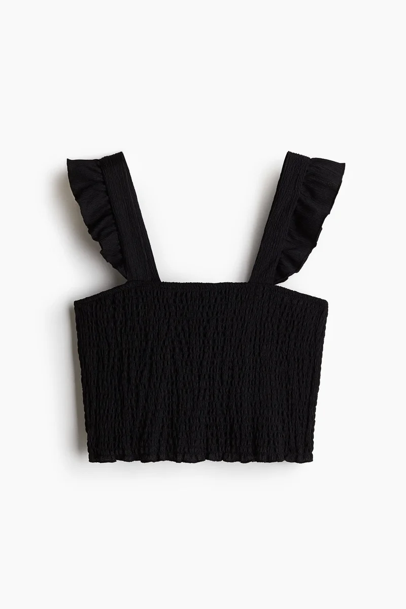H&M Smocked cropped top