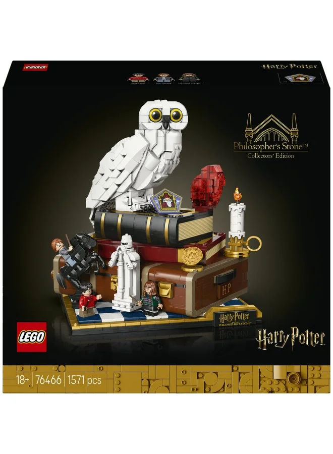 ليغو ليغو Harry Potter‎ حجر الفيلسوف - إصدار هواة التجميع، مجموعة بناء للبالغين (١٥٧١ قطعة) 76466