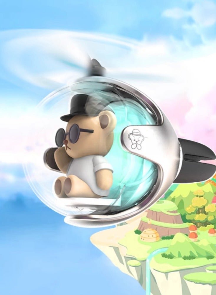 Loquat Flying Ball Car Mounted Aromatherapy Air Outlet Induction Atmosphere Light Decoration Deodorizes and Emits Fragrance - Image 2