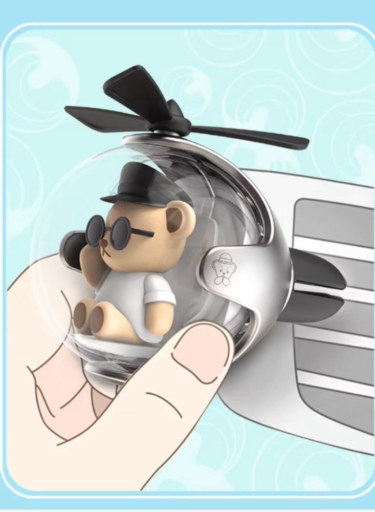 Loquat Flying Ball Car Mounted Aromatherapy Air Outlet Induction Atmosphere Light Decoration Deodorizes and Emits Fragrance - Image 3