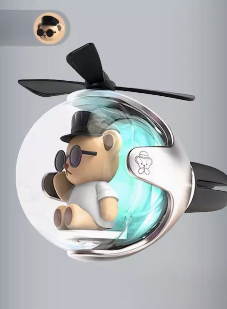 Loquat Flying Ball Car Mounted Aromatherapy Air Outlet Induction Atmosphere Light Decoration Deodorizes and Emits Fragrance - Image 1