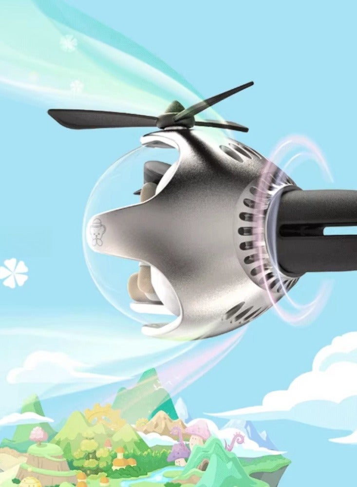 Loquat Flying Ball Car Mounted Aromatherapy Air Outlet Induction Atmosphere Light Decoration Deodorizes and Emits Fragrance - Image 4