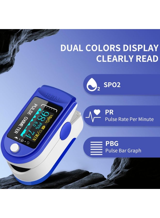 Pulse Oximeter – Accurate SpO2 & PR Monitor for Fingertip, Wrist, or Neck Use, Waveform Display, Portable & Easy-to-Use - Image 4