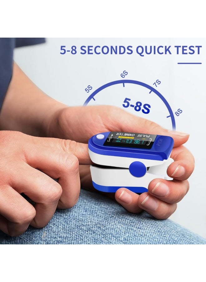 Pulse Oximeter – Accurate SpO2 & PR Monitor for Fingertip, Wrist, or Neck Use, Waveform Display, Portable & Easy-to-Use - Image 3