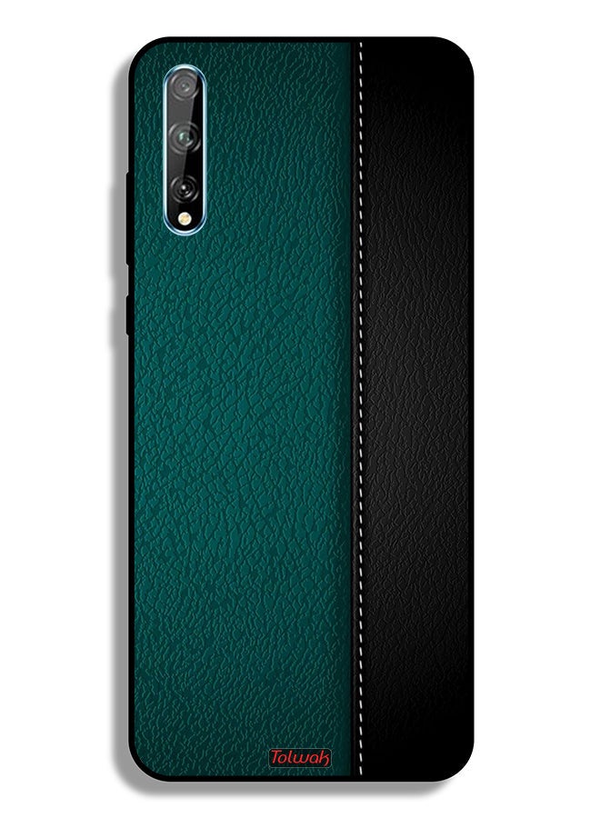 Tolwak Huawei Y8p Protective Case Cover Leather Pattern - Image 2