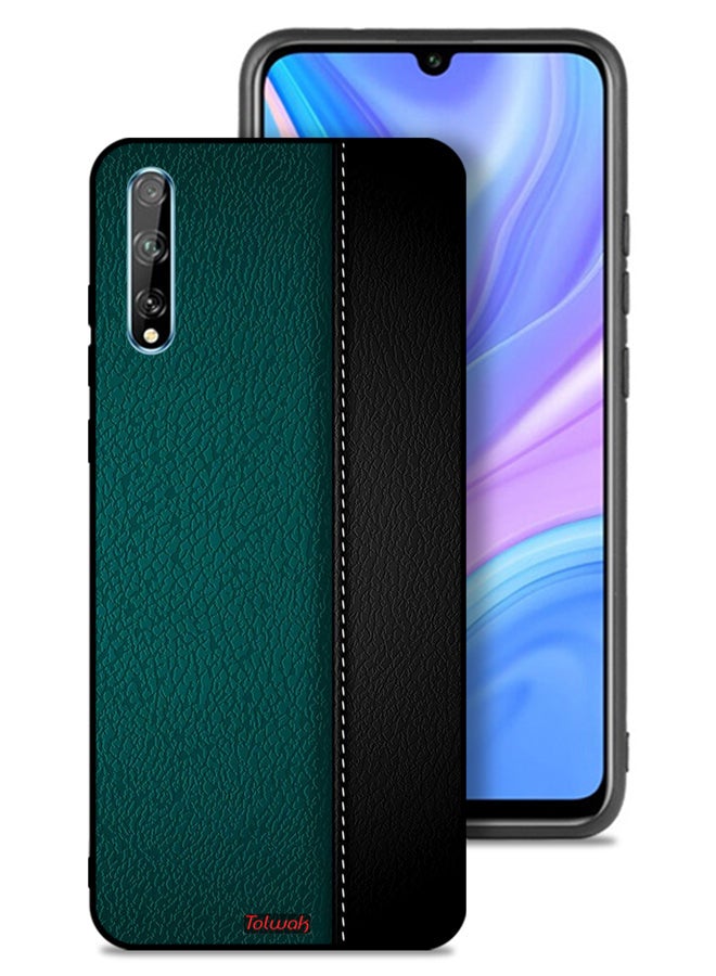 Tolwak Huawei Y8p Protective Case Cover Leather Pattern - Image 1