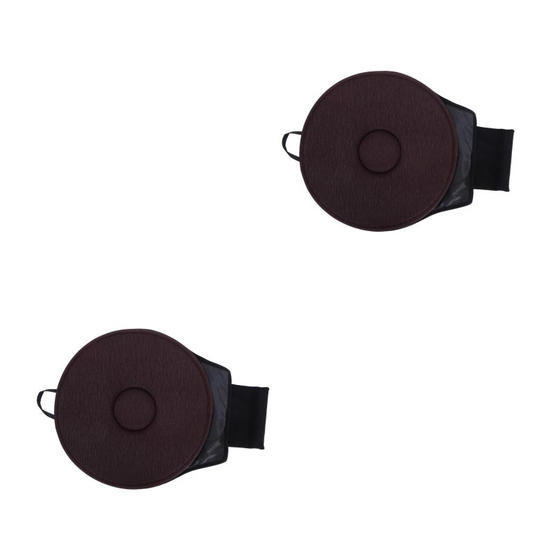 2pcs Multifunction 360 Degree Rotation Car Seat Cushion Universal Revolving Cushion - Image 1