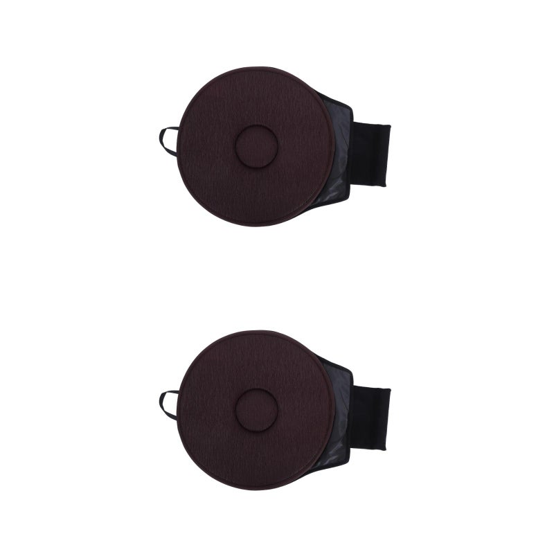 2pcs Multifunction 360 Degree Rotation Car Seat Cushion Universal Revolving Cushion - Image 3