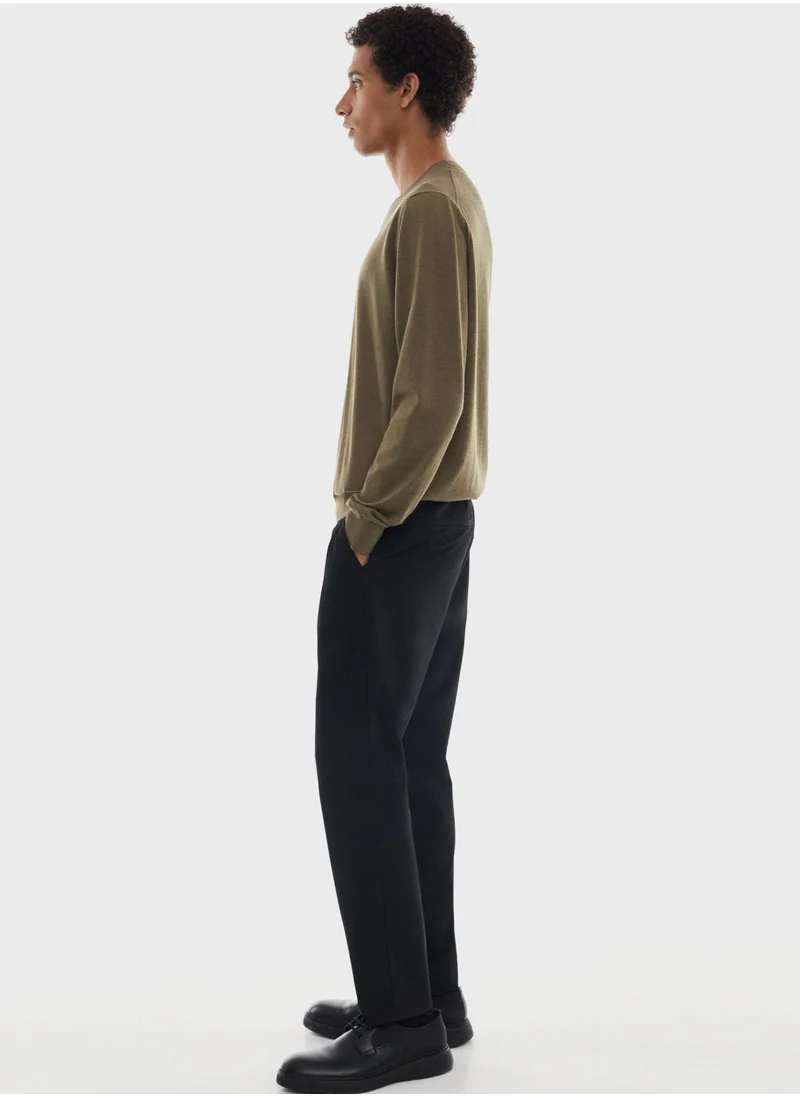 Mango Man Essential Crew Neck T-Shirt