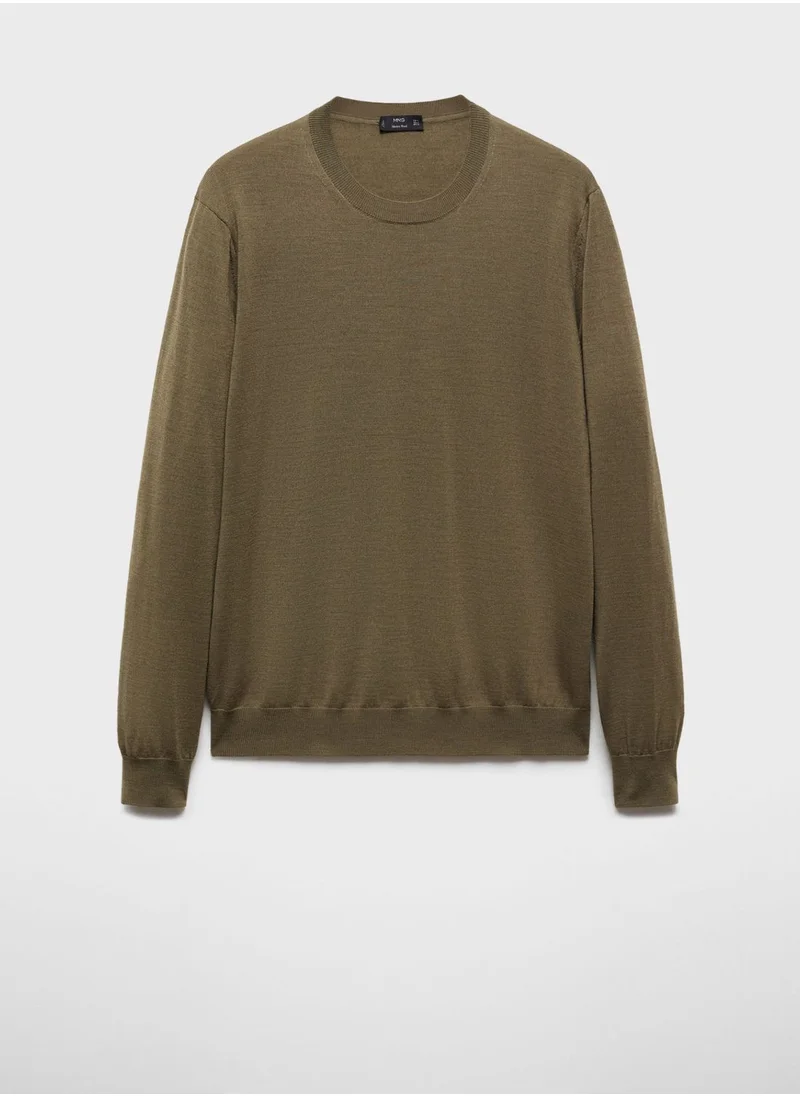 Mango Man Essential Crew Neck T-Shirt