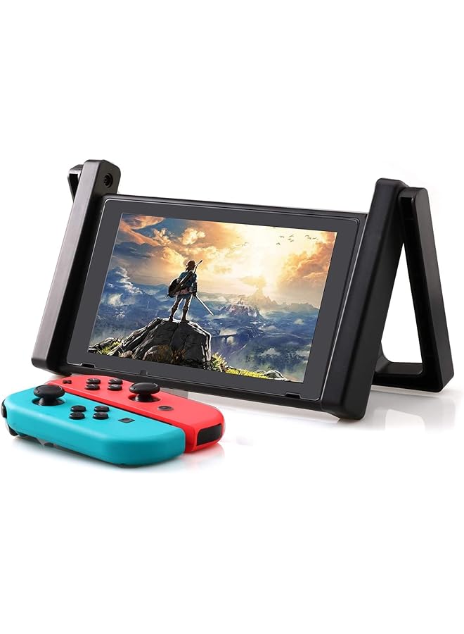 KASTWAVE Stand For Nintendo Switch Adjustable Simple Holder For Nintendo Switch And Switch Car Mount Black (2 In 1) - Image 1