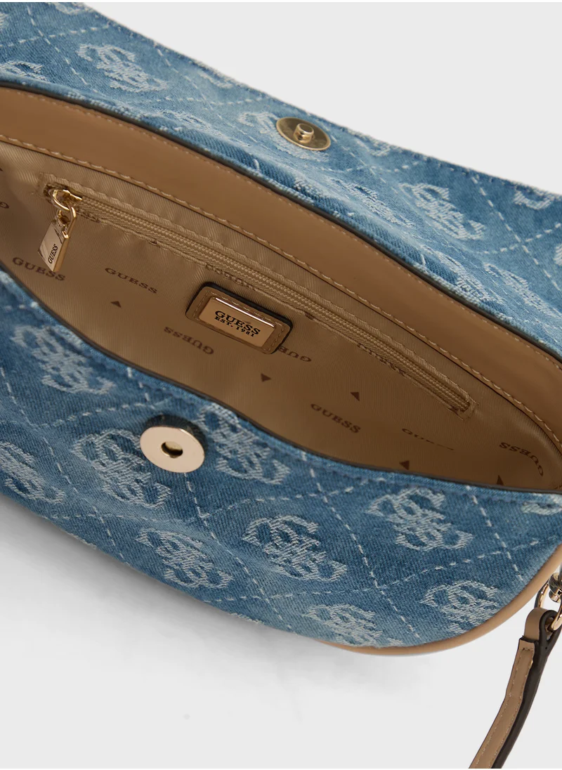 GUESS Cerelia Flap Shoulder Bag
