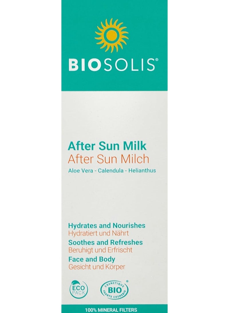 بيوسوليس حليب عضوي بعد التعرض لأشعة الشمس مع الصبار والآذريون وعباد الشمس 100 مل - Image 2