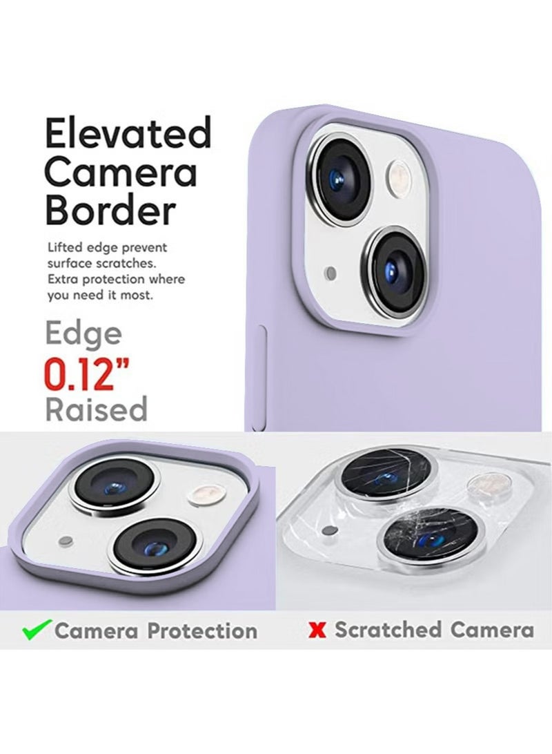 iPhone 15 Plus Mobile Case Cover with Soft Liquid Silicone Protection Anti-Scratch Shockproof Accessories Slim Protective Back Cover with Comfortable Hold Touch Feeling and Anti-fingerprint - Image 3