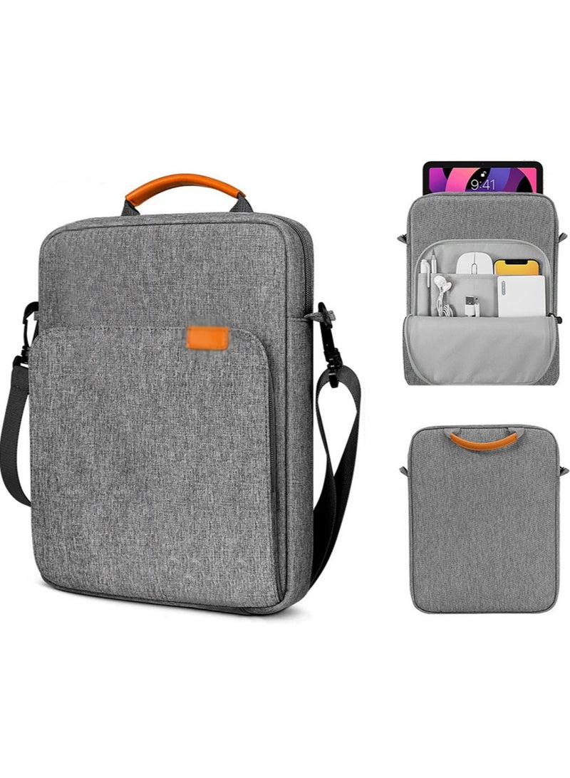 Leon Home 12.9-13.3 Inch Tablet Sleeve Bag Compatible with iPad Pro 12.9 M2 2022/2021/2020 Surface Laptop Go 12.4" Galaxy Tab S8+/S9+ 12.4" 2022/2023 Handle Carrying Case with Shoulder Strap - Image 1
