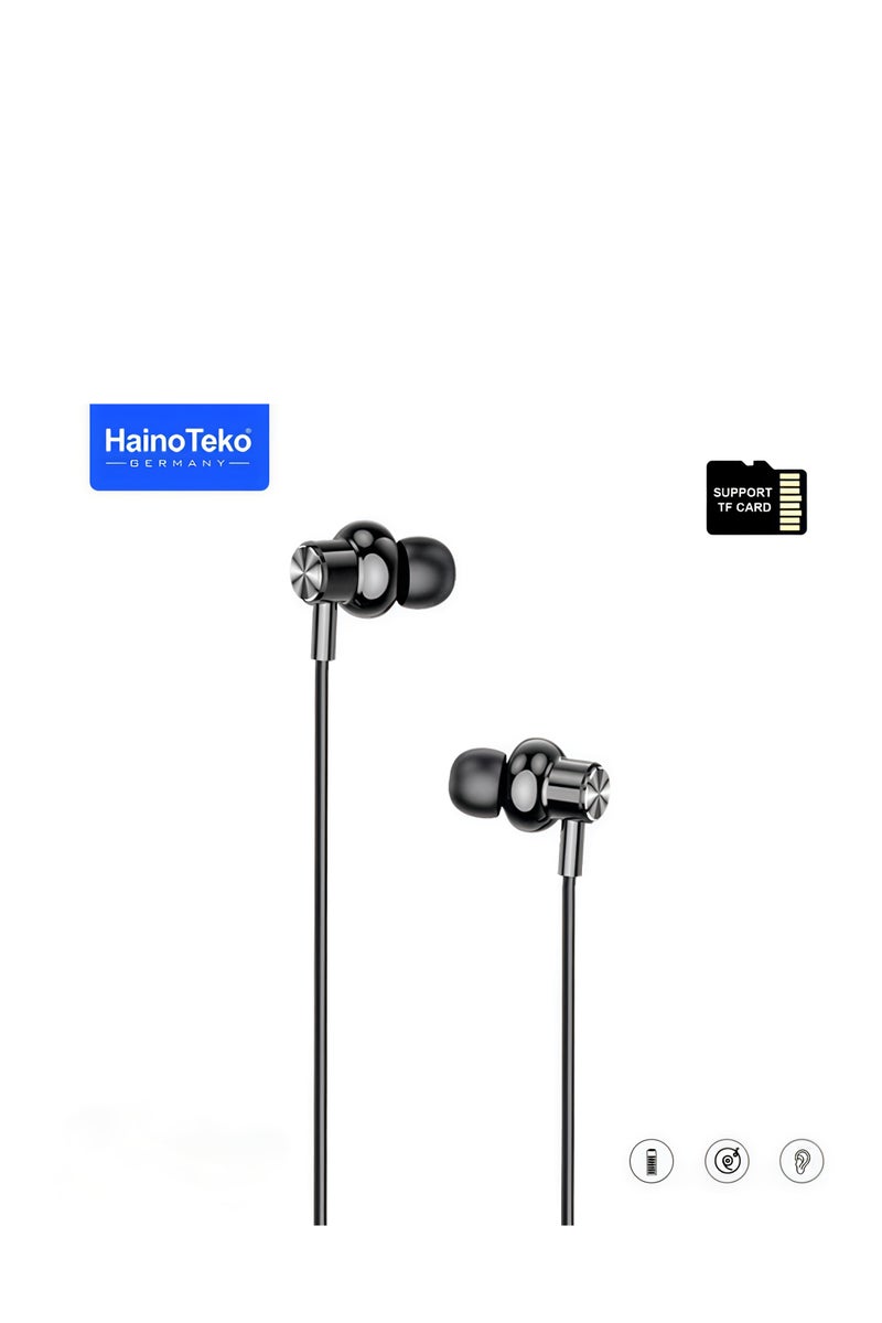 Haino Teko HainoTeko HN-120 Wireless Neckband Bluetooth Headphones - Original, Long Battery Life - Image 3