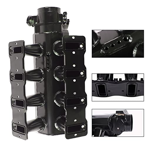 POSENG Intake Manifold Compatible with Chevy 4.8 5.3 6.0 6.2 LS LS1 LS2 LS6 with 102mm Throttle Body Kits HTRACING - Image 5