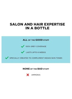 BBLUNT Salon Secret High Shine Creme Hair Colour, Black Natural Black 1, 100g with Shine Tonic, 8ml  - Image 3