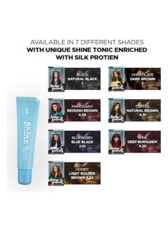 BBLUNT Salon Secret High Shine Creme Hair Colour, Black Natural Black 1, 100g with Shine Tonic, 8ml  - Image 5