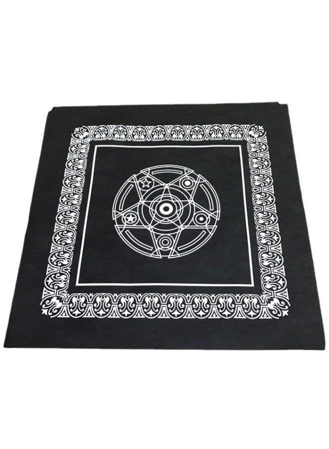 Cross-border Tarot Tablecloth Flannel Cloth Pad Pentagram Tablecloth Tarot Tablecloth Non-woven Pattern Tablecloth