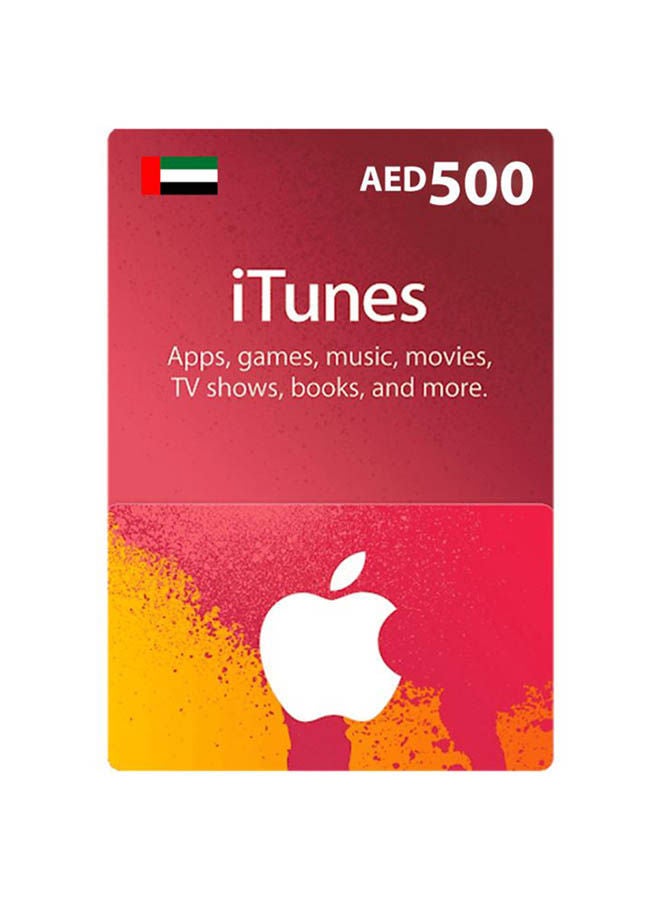 متجر التطبيقات وiTunes الإمارات العربية المتحدة 500 درهم توصيل عبر الرسائل القصيرة أو الواتساب