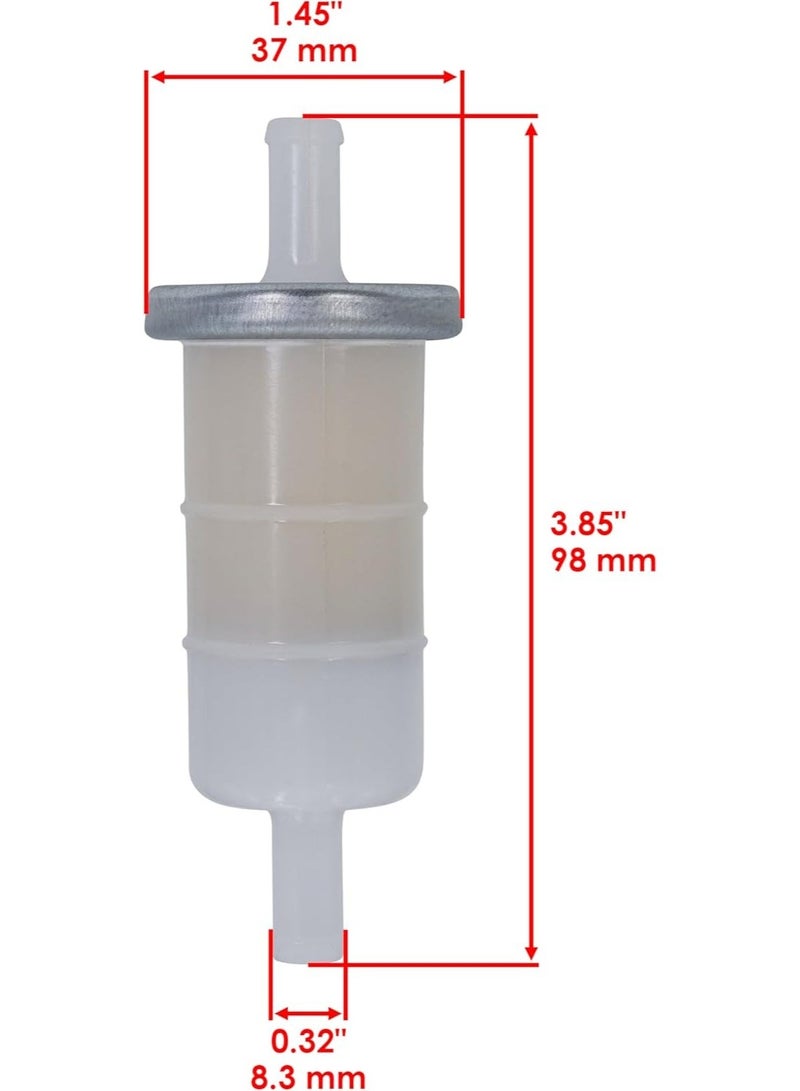 Motorcycle Fuel Filter Compatible With Yamaha V Star 1100 Classic XVS1100 Models 2002 To 2009 - Image 2