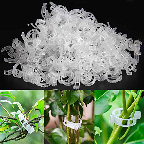 Acronde 200PCS Plant Support Clips, Tomato Crop Vine Fixing Clips for Fixation of Tomato, Sweet Pepper, Eggplant, and Fruit Vegetables - Image 1