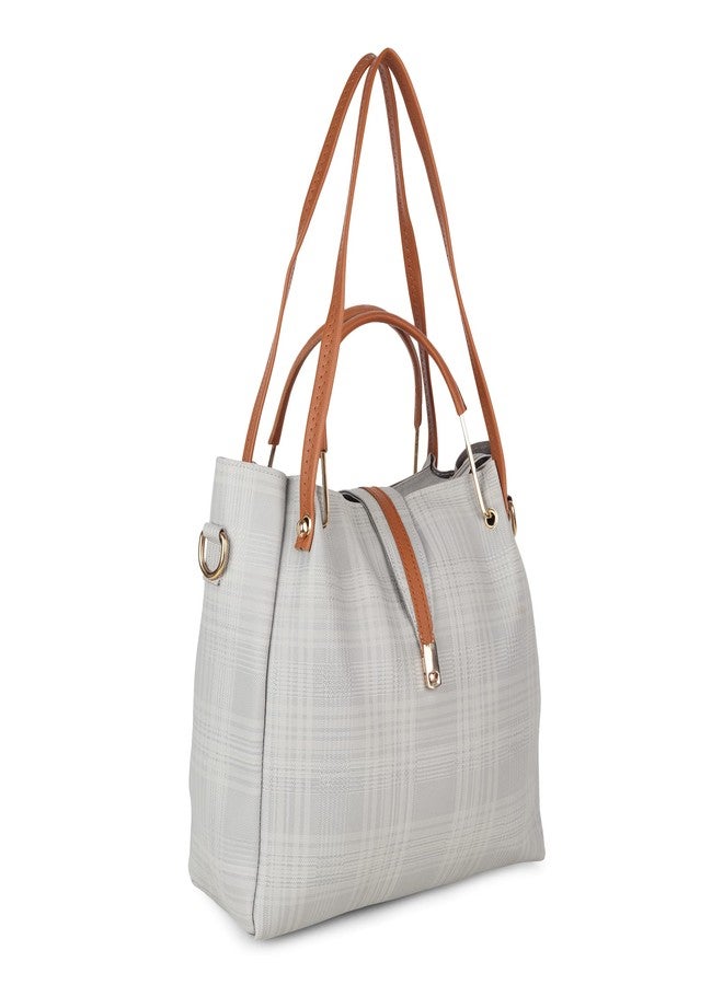 DANIEL CLARK Handbags For Women Combo (Grey) - Image 5