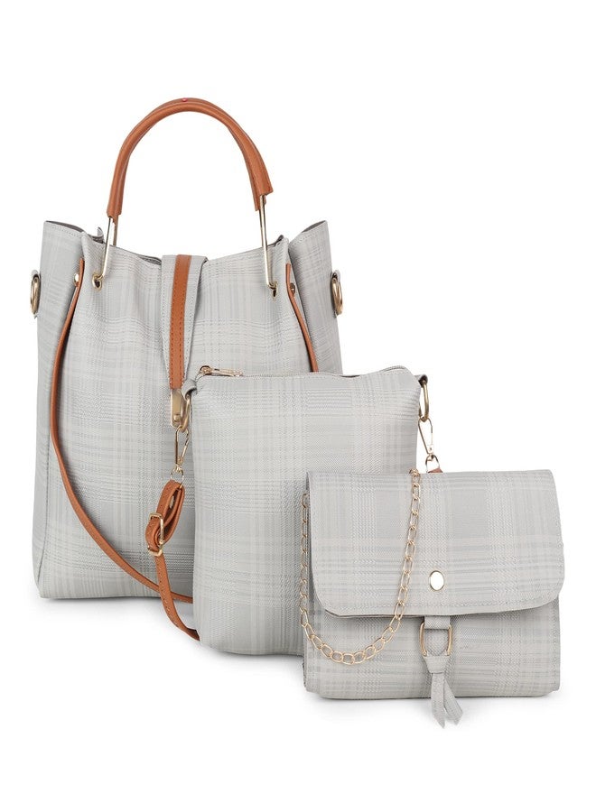 DANIEL CLARK Handbags For Women Combo (Grey) - Image 1