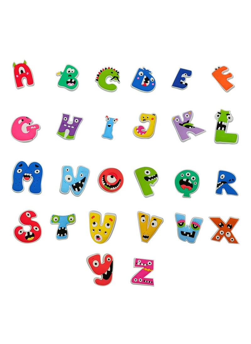 KASTWAVE - Shoe Charm 26 Letters Croc Charm Jibbitz for Crocs Accessories - Image 1