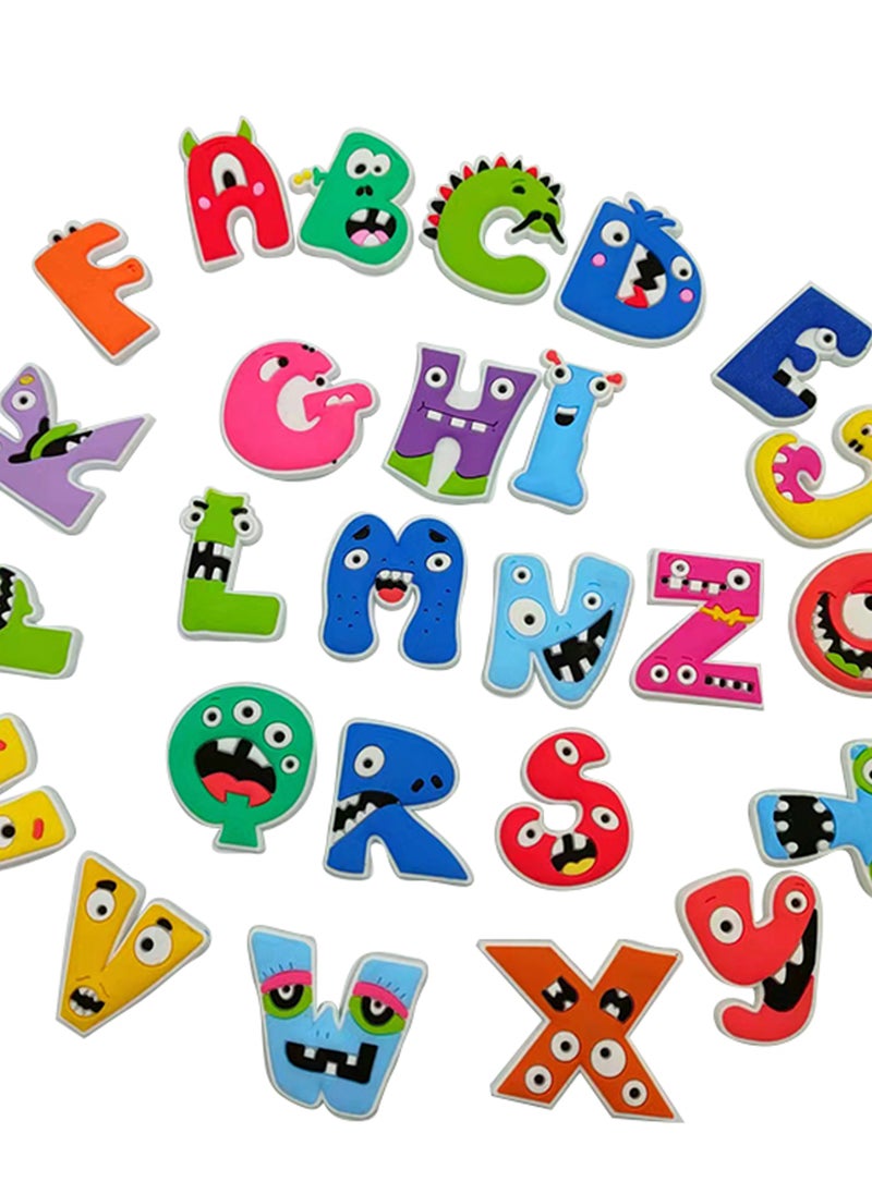 KASTWAVE - Shoe Charm 26 Letters Croc Charm Jibbitz for Crocs Accessories - Image 1