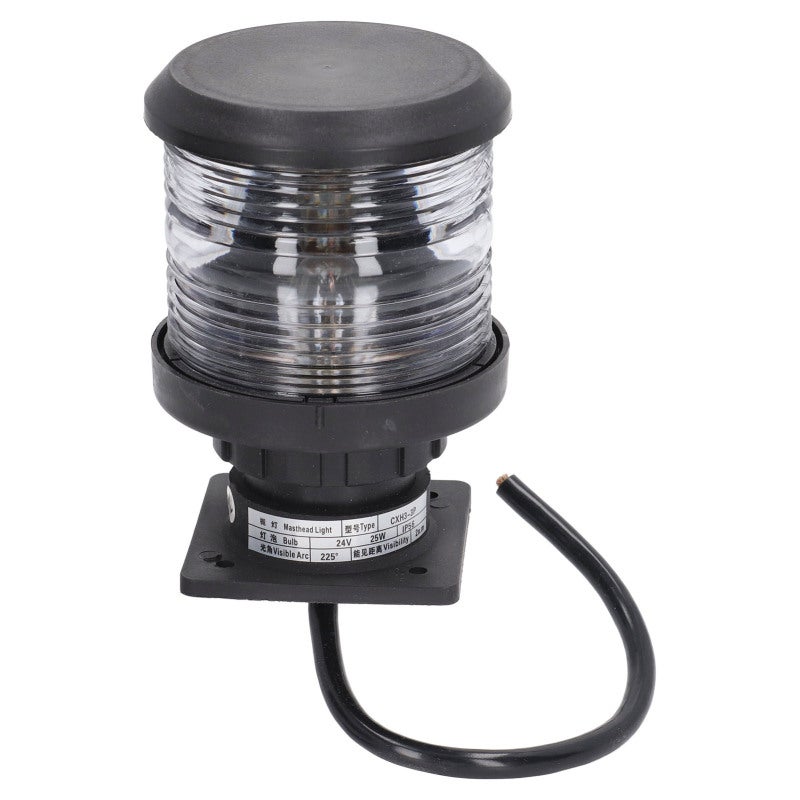 LED Marine Navigation Light: 25W Low Power Consumption, IP56 Waterproof, PA GF PC Copper Alloy Material - All Round Masthead Lamp for Vessels Less Than 12m - Image 2