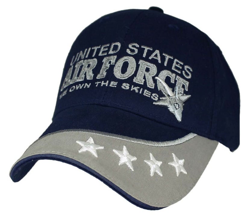 US Air Force "We Own the Skies" Ball Cap, Blue, Adjustable